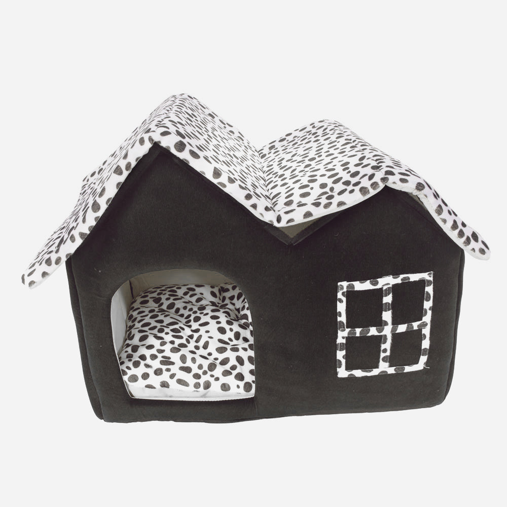 Super Soft British Style Pet House Size M Coffee