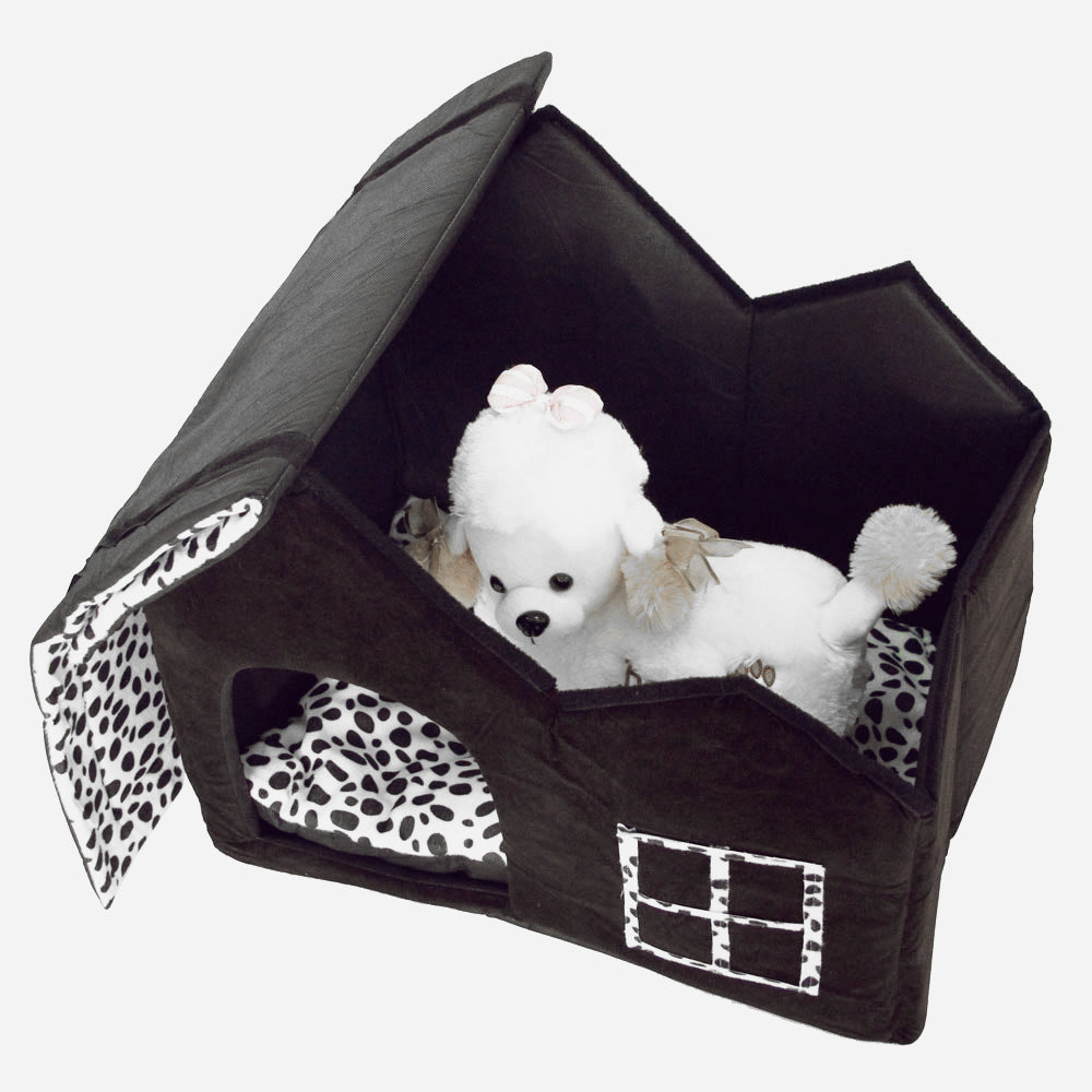 Super Soft British Style Pet House Size M Coffee