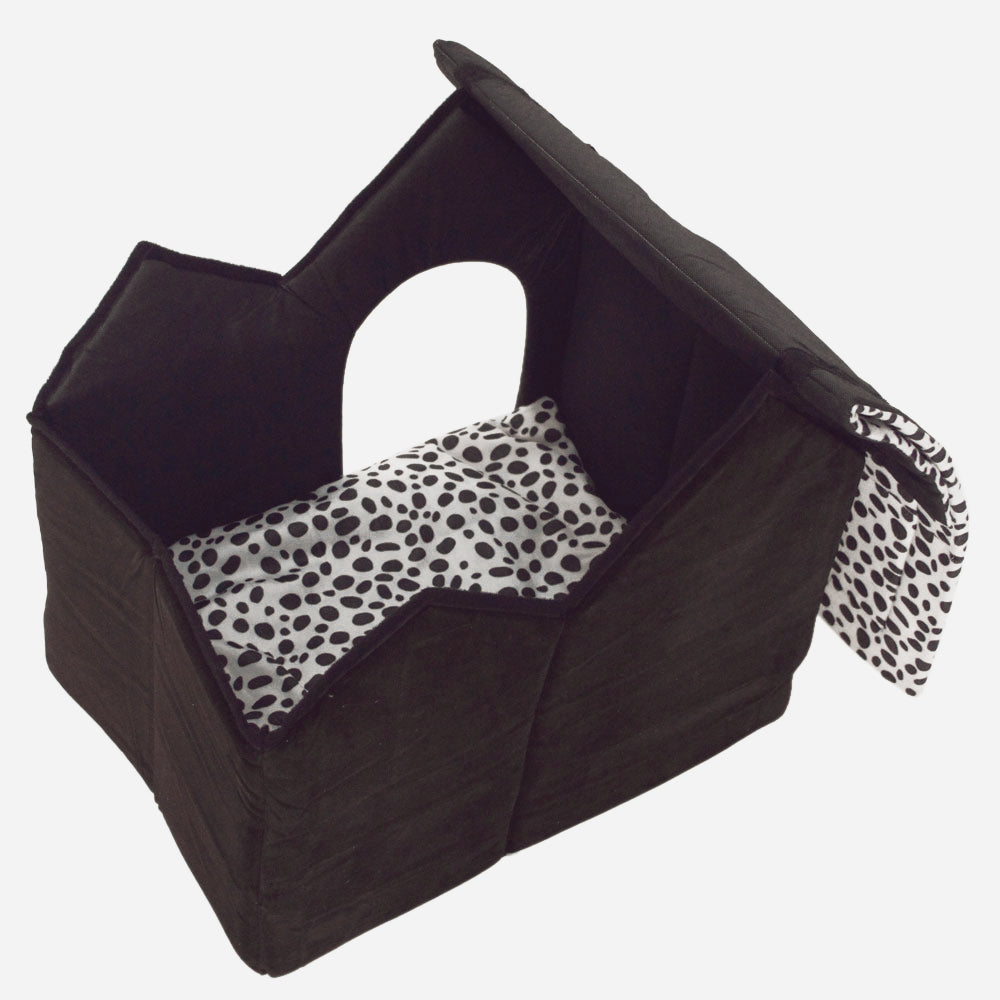 Super Soft British Style Pet House Size M Coffee